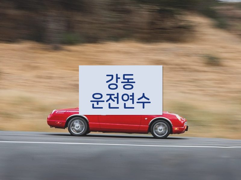 강동운전연수 후기