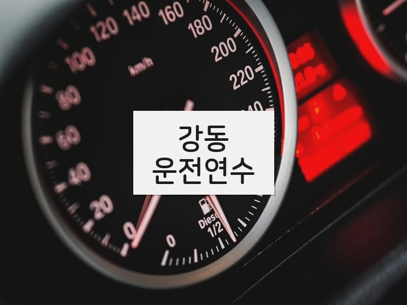 강동운전연수 후기