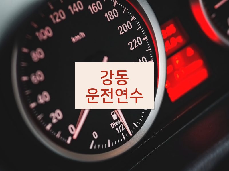 강동운전연수 후기