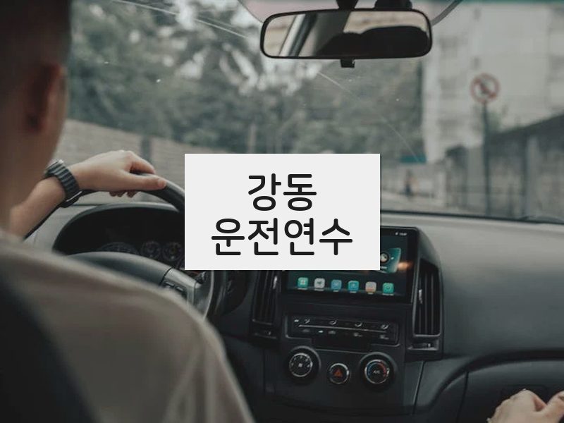 강동운전연수 후기