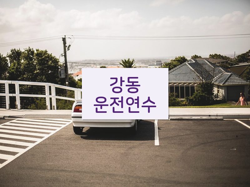 강동운전연수 후기