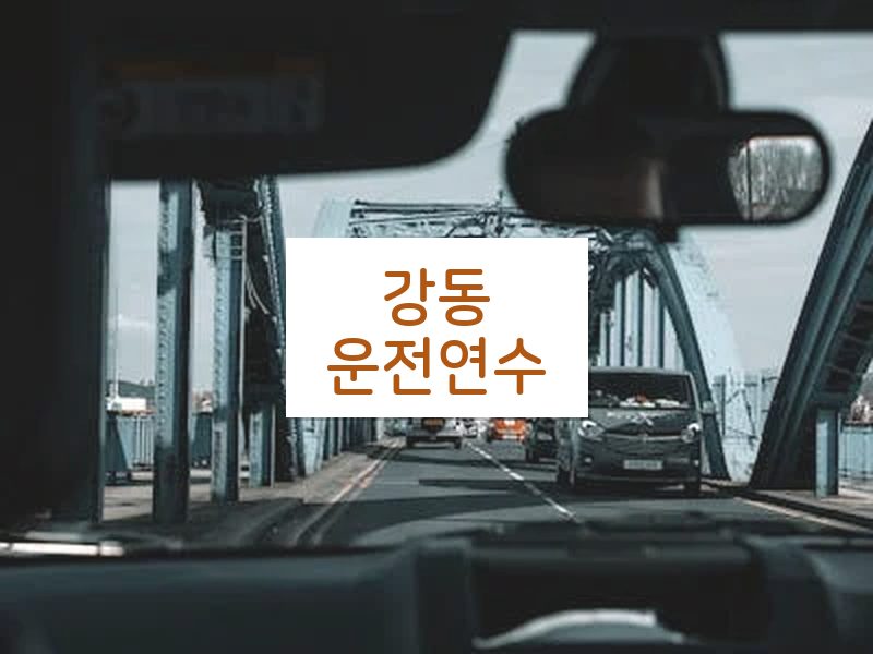 강동운전연수 후기
