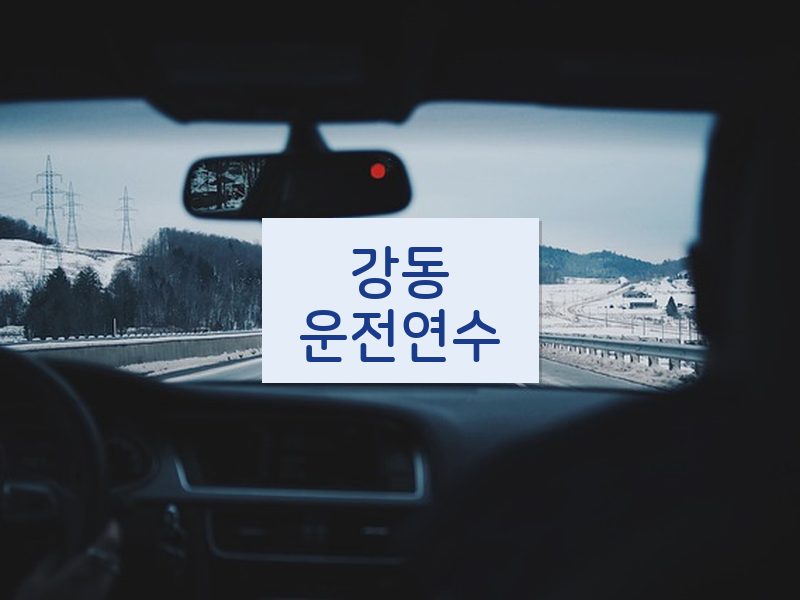 강동운전연수 후기