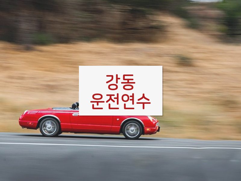 강동운전연수 후기
