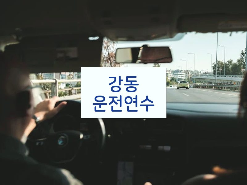 강동운전연수 후기