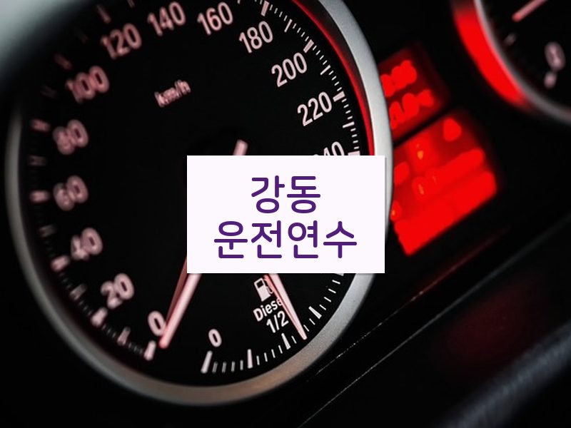 강동운전연수 후기