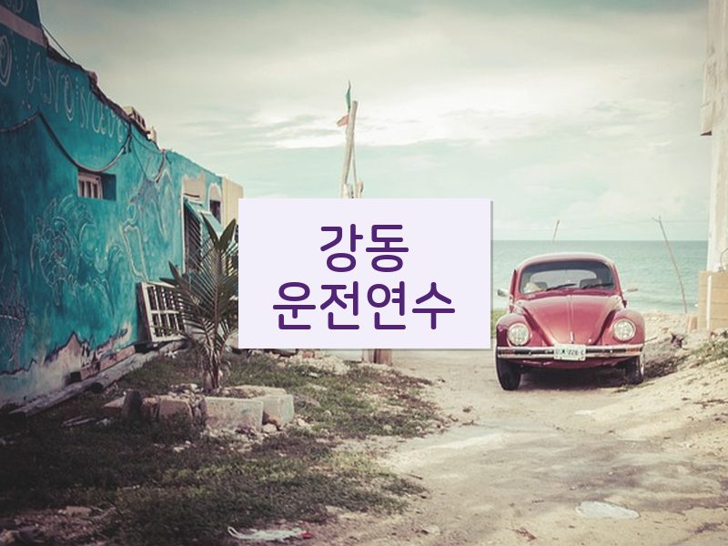 강동운전연수 후기