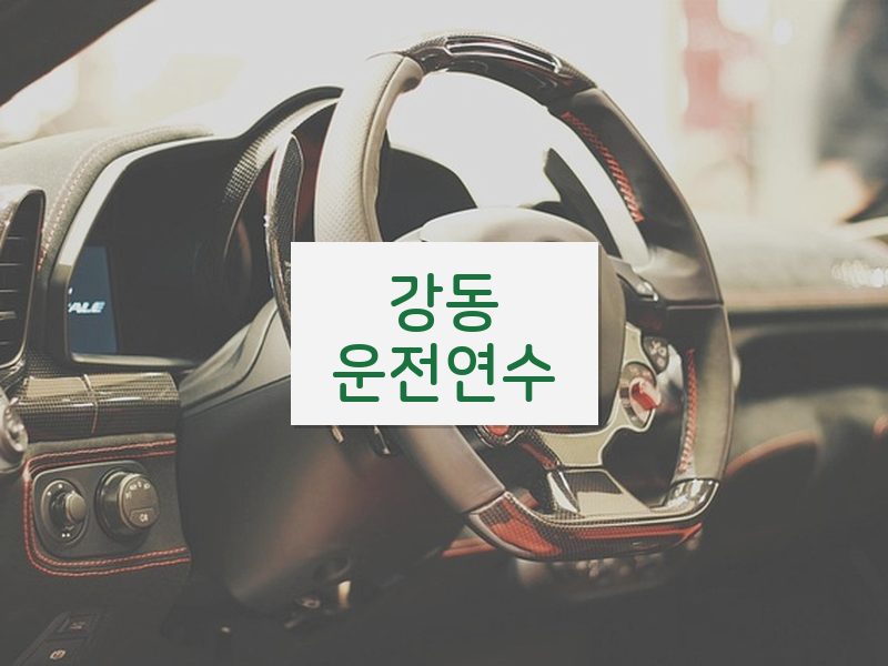 강동운전연수 후기