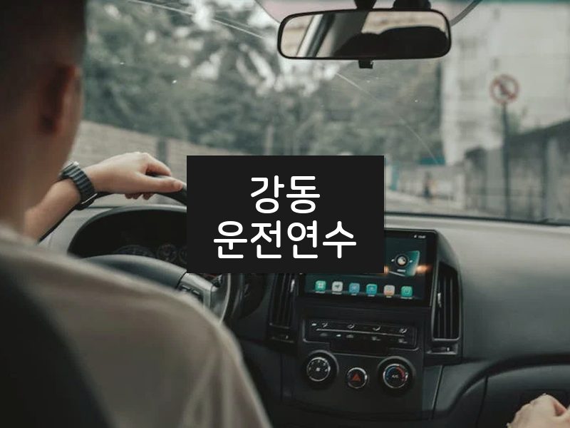 강동운전연수 후기
