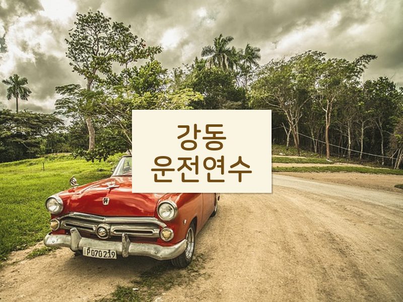 강동운전연수 후기
