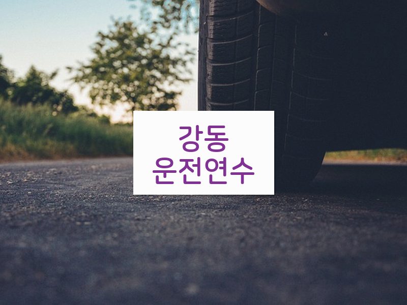 강동운전연수 후기