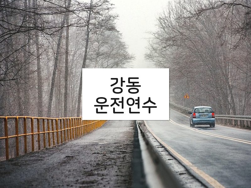 강동운전연수 후기