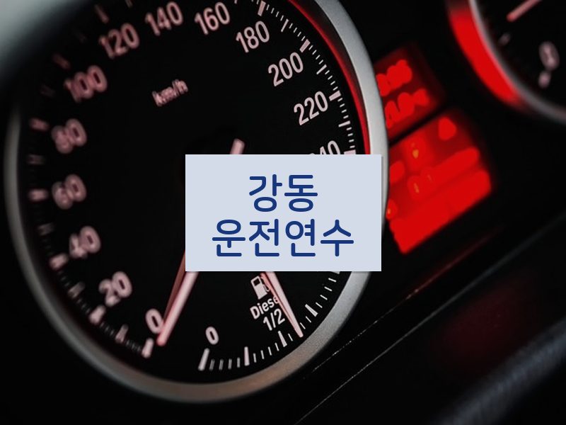 강동운전연수 후기