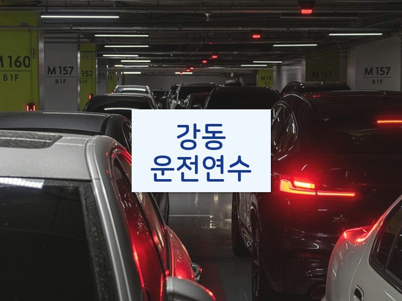 강동운전연수 후기