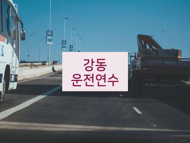 강동운전연수 후기