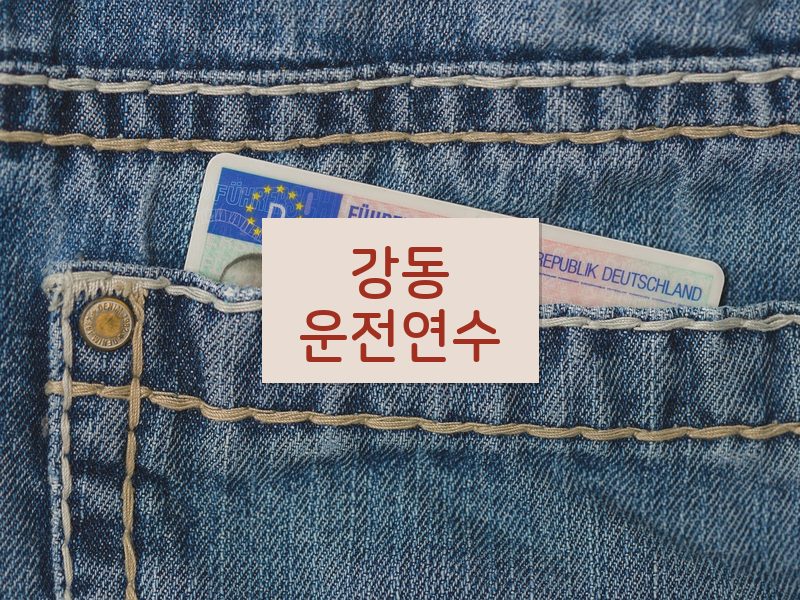 강동운전연수 후기
