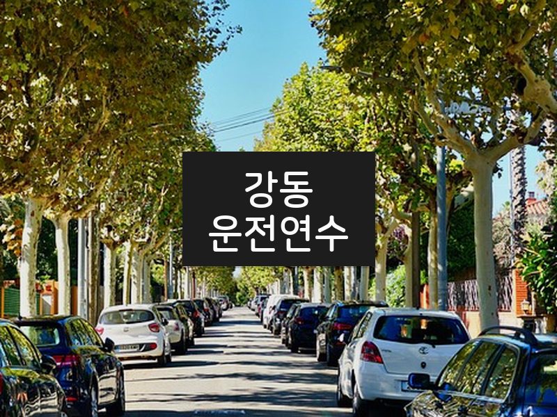 강동운전연수 후기
