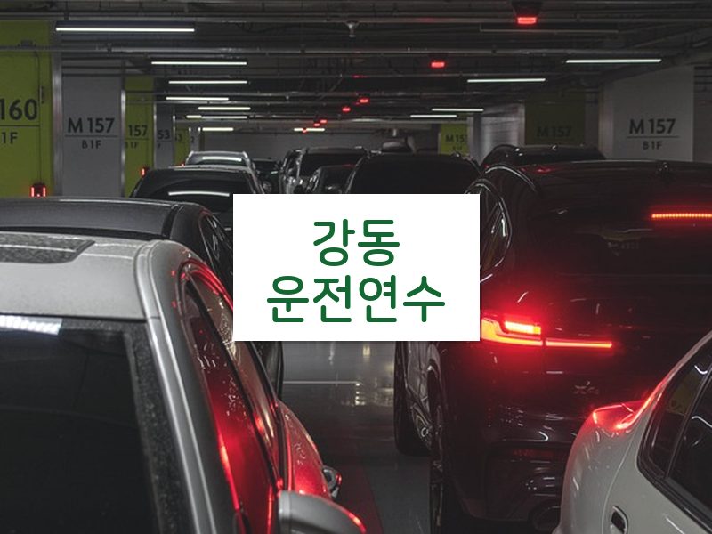 강동운전연수 후기
