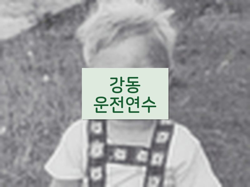 강동운전연수 후기