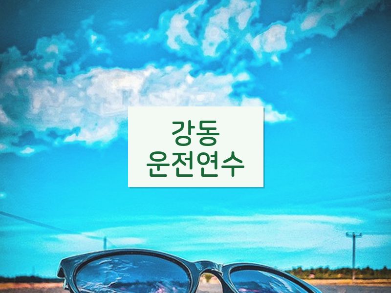 강동운전연수 후기