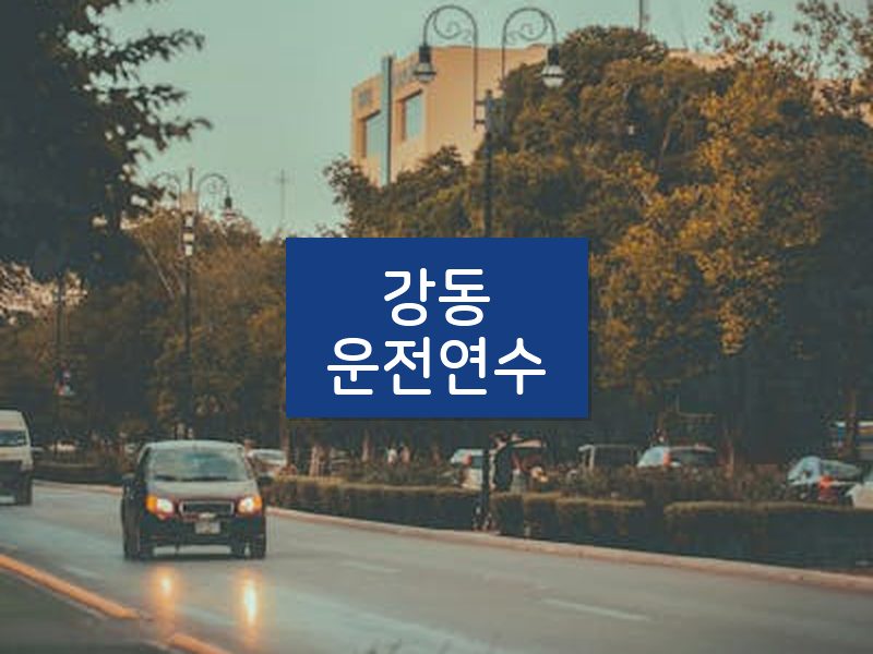 강동운전연수 후기