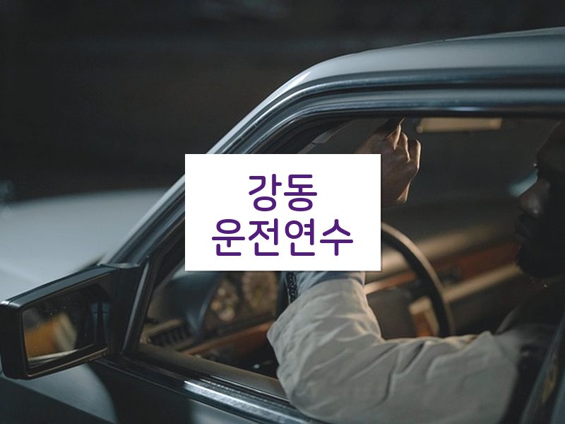 강동운전연수 후기