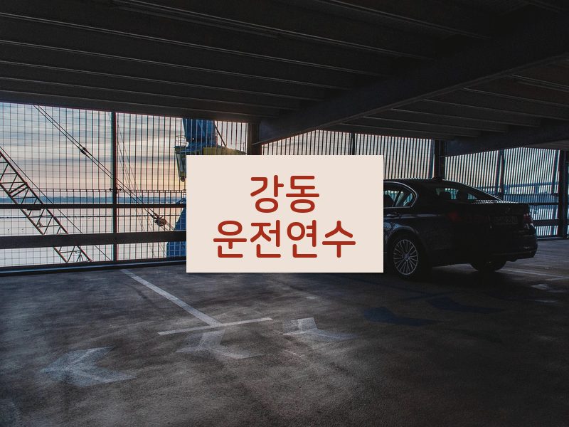 강동운전연수 후기