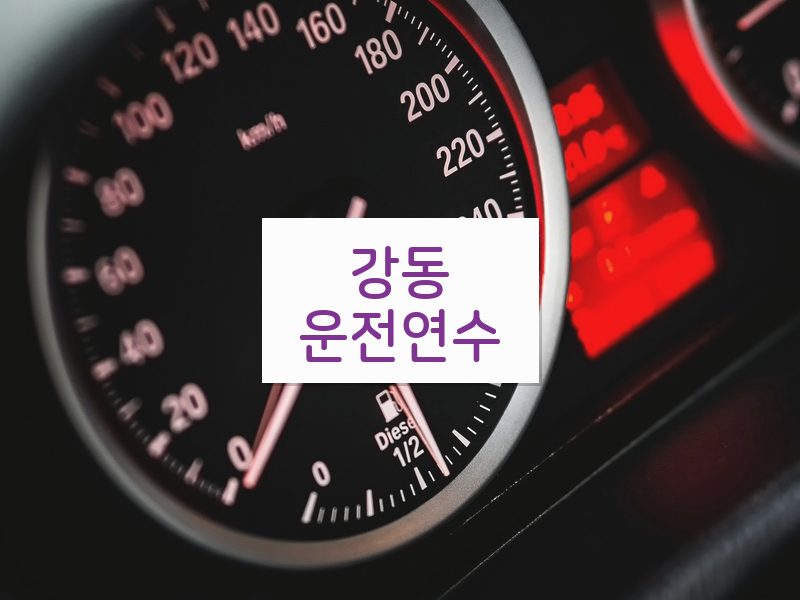 강동운전연수 후기