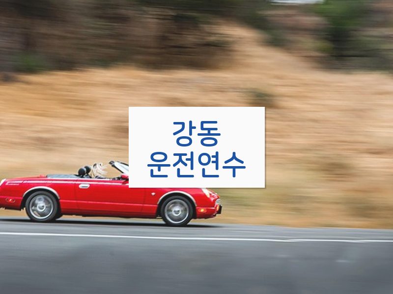 강동운전연수 후기