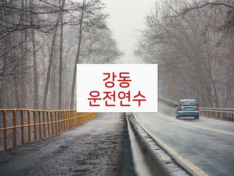 강동운전연수 후기