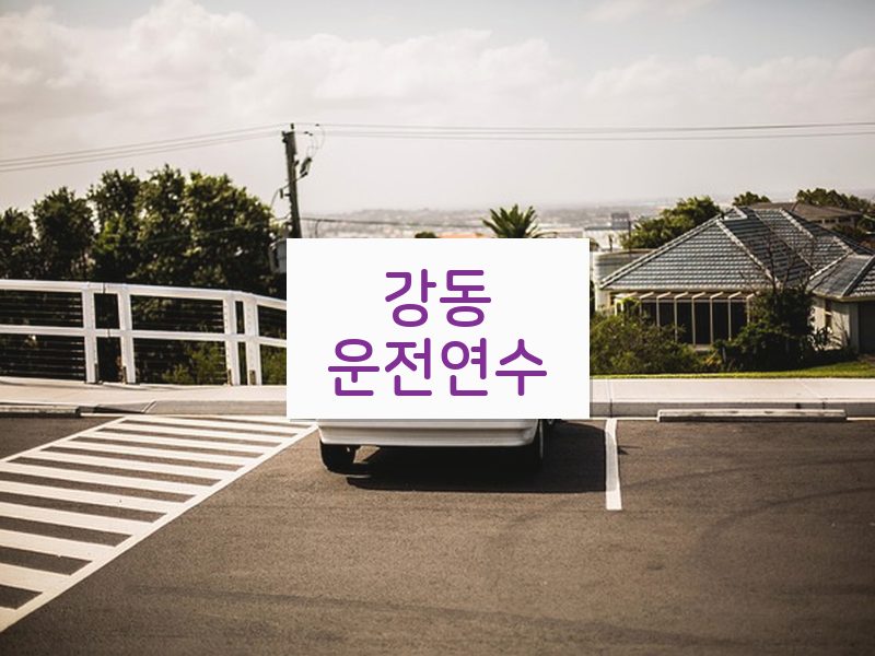 강동운전연수 후기