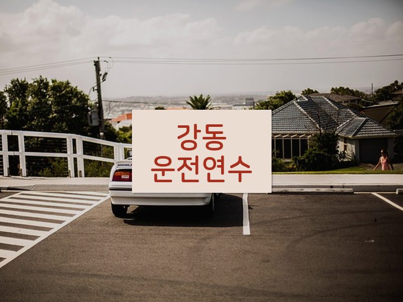 강동운전연수 후기