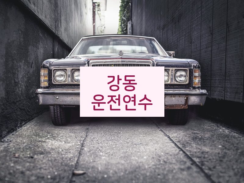 강동운전연수 후기