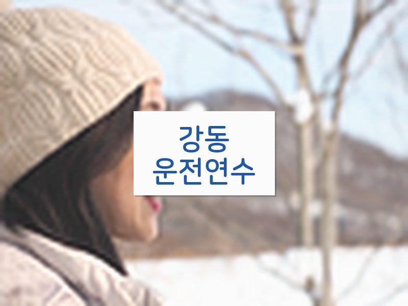 강동운전연수 후기