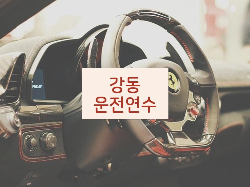 강동운전연수 후기