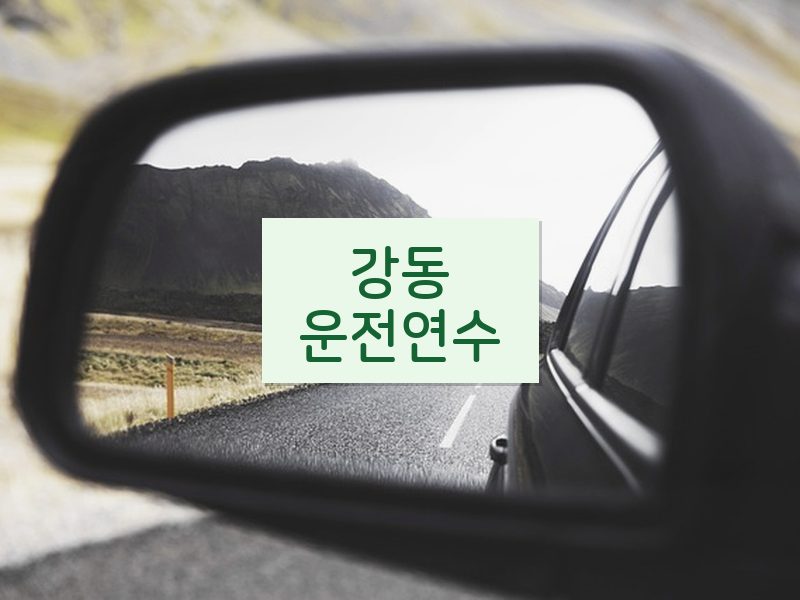 강동운전연수 후기
