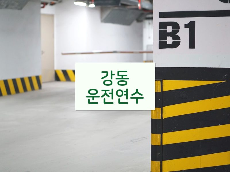 강동운전연수 후기