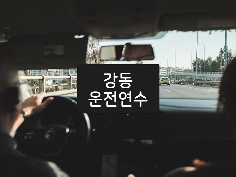 강동운전연수 후기