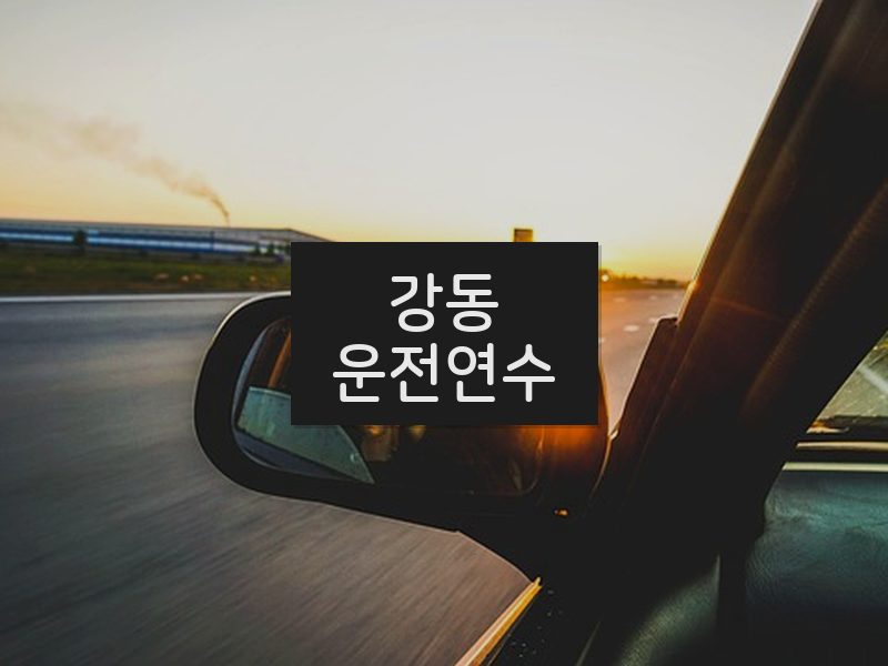 강동운전연수 후기