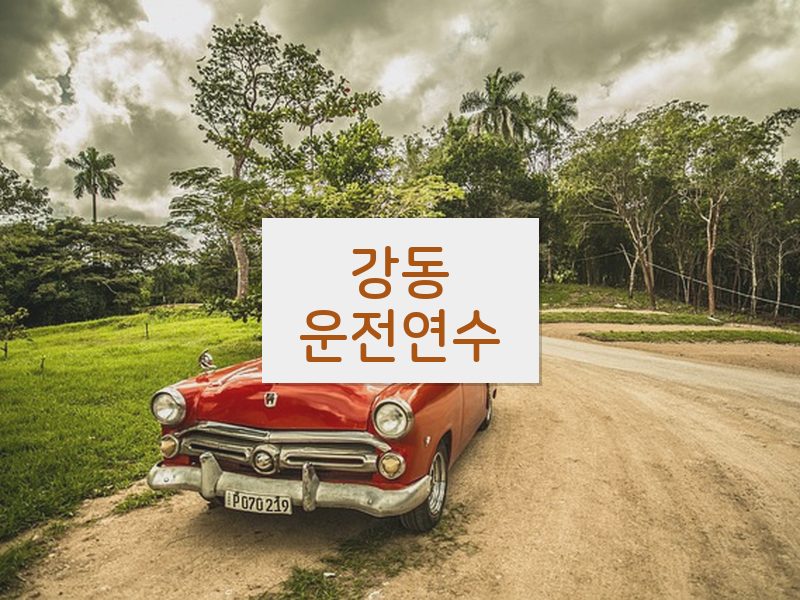 강동운전연수 후기