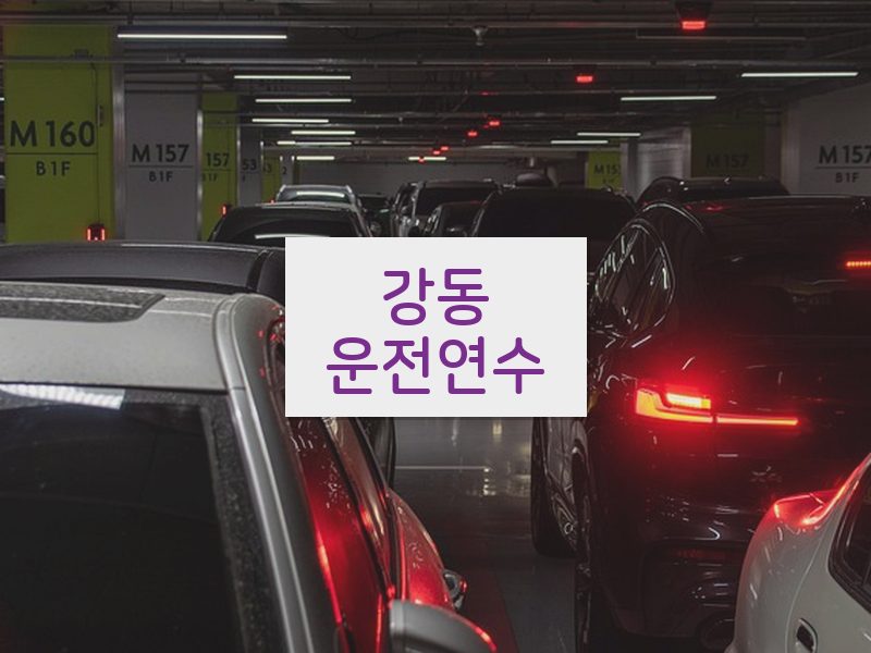 강동운전연수 후기