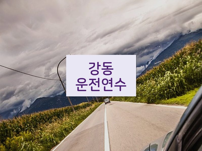 강동운전연수 후기
